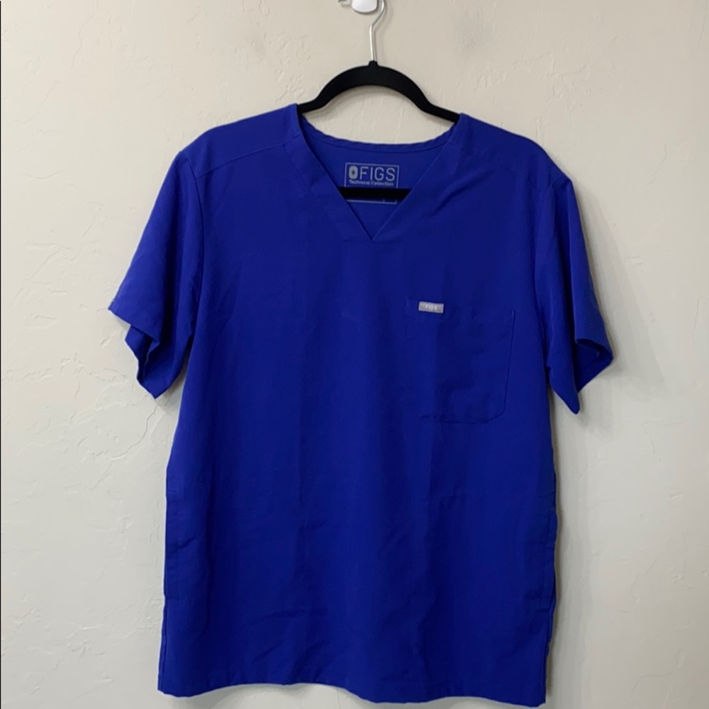 Figs technical collection SM royal blue scrub top